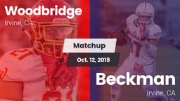 Matchup: Woodbridge High vs. Beckman  2018