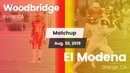 Matchup: Woodbridge High vs. El Modena  2019