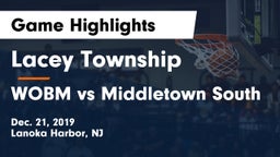 Lacey Township  vs WOBM vs Middletown South Game Highlights - Dec. 21, 2019