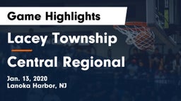 Lacey Township  vs Central Regional  Game Highlights - Jan. 13, 2020