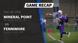 Recap: Mineral Point  vs. Fennimore  2016