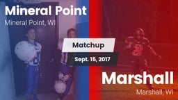 Matchup: Mineral Point High vs. Marshall  2017