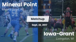 Matchup: Mineral Point High vs. Iowa-Grant  2017