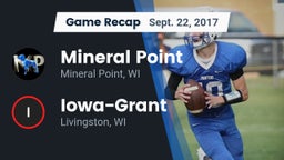 Recap: Mineral Point  vs. Iowa-Grant  2017