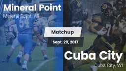 Matchup: Mineral Point High vs. Cuba City  2017