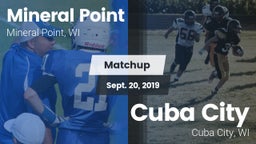Matchup: Mineral Point High vs. Cuba City  2019