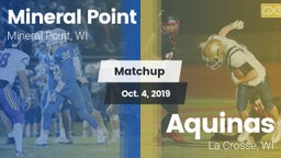 Matchup: Mineral Point High vs. Aquinas  2019