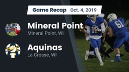 Recap: Mineral Point  vs. Aquinas  2019