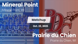 Matchup: Mineral Point High vs. Prairie du Chien  2020