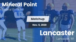 Matchup: Mineral Point High vs. Lancaster  2020