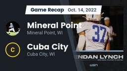 Recap: Mineral Point  vs. Cuba City  2022
