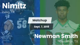 Matchup: Nimitz  vs. Newman Smith  2018