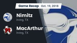 Recap: Nimitz  vs. MacArthur  2018