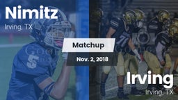 Matchup: Nimitz  vs. Irving  2018