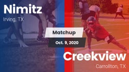 Matchup: Nimitz  vs. Creekview  2020