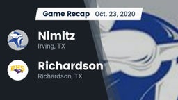 Recap: Nimitz  vs. Richardson  2020