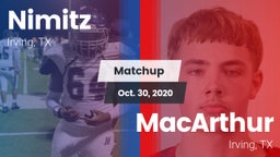Matchup: Nimitz  vs. MacArthur  2020