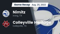 Recap: Nimitz  vs. Colleyville Heritage  2022
