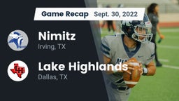 Recap: Nimitz  vs. Lake Highlands  2022