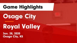 Osage City  vs Royal Valley  Game Highlights - Jan. 28, 2020