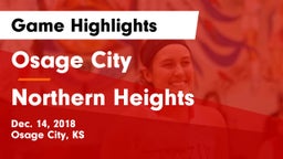 Osage City  vs Northern Heights  Game Highlights - Dec. 14, 2018