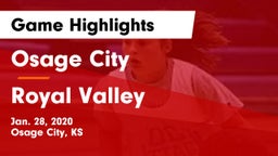 Osage City  vs Royal Valley  Game Highlights - Jan. 28, 2020