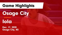 Osage City  vs Iola  Game Highlights - Dec. 17, 2020