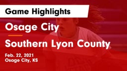 Osage City  vs Southern Lyon County Game Highlights - Feb. 22, 2021