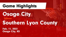 Osage City  vs Southern Lyon County Game Highlights - Feb. 11, 2022