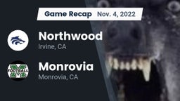 Recap: Northwood  vs. Monrovia  2022