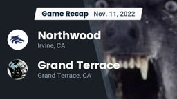Recap: Northwood  vs. Grand Terrace  2022