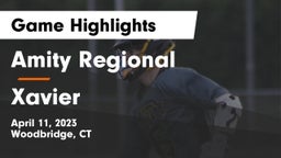 Amity Regional  vs Xavier  Game Highlights - April 11, 2023
