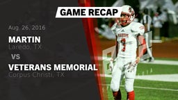 Recap: Martin  vs. Veterans Memorial 2016