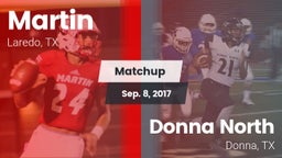 Matchup: Martin  vs. Donna North  2017