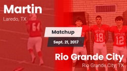 Matchup: Martin  vs. Rio Grande City  2017