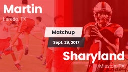 Matchup: Martin  vs. Sharyland  2017