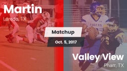 Matchup: Martin  vs. Valley View  2017