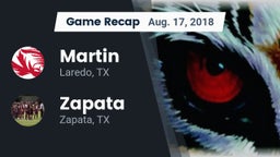 Recap: Martin  vs. Zapata  2018