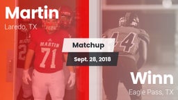 Matchup: Martin  vs. Winn  2018