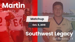Matchup: Martin  vs. Southwest Legacy  2018