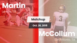 Matchup: Martin  vs. McCollum  2018