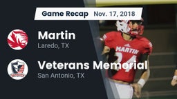 Recap: Martin  vs. Veterans Memorial 2018