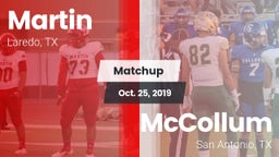 Matchup: Martin  vs. McCollum  2019