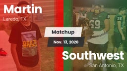 Matchup: Martin  vs. Southwest  2020