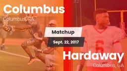 Matchup: Columbus  vs. Hardaway  2017