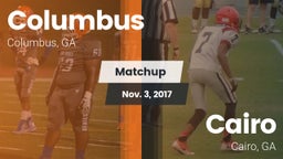 Matchup: Columbus  vs. Cairo  2017