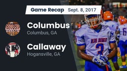 Recap: Columbus  vs. Callaway  2017