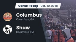 Recap: Columbus  vs. Shaw  2018