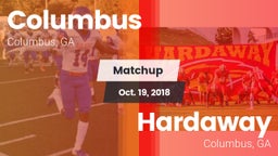 Matchup: Columbus  vs. Hardaway  2018