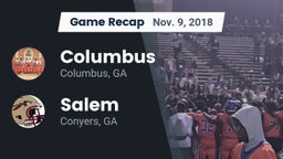 Recap: Columbus  vs. Salem  2018